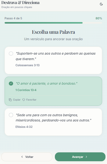 4) Palavra (versículo curto)