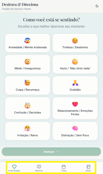 Bônus dentro do app